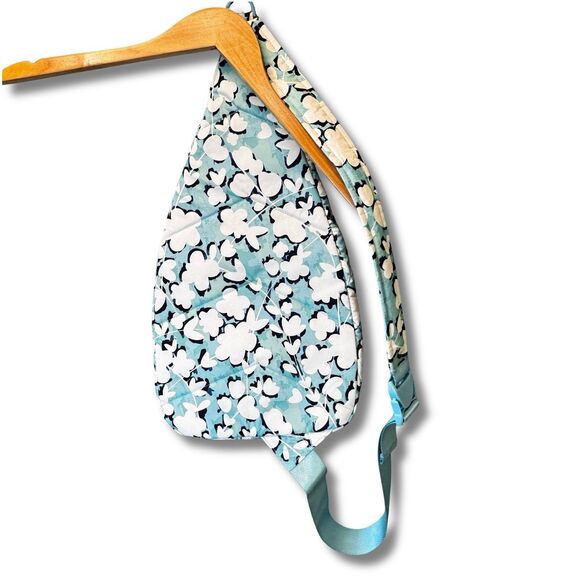 NWT Vera Bradley Ultralight Essential Sling Backpack Cut Vines Cool Rain Resist - Picture 7 of 12